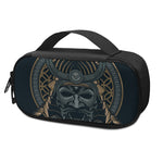 Black Samurai Mask Print Insulin Cooler Travel Case