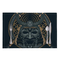 Black Samurai Mask Print Placemat