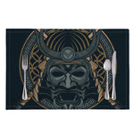 Black Samurai Mask Print Placemat