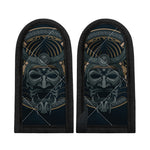 Black Samurai Mask Print Skillet Handle Cover