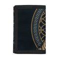 Black Samurai Mask Print Trifold Wallet