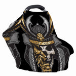 Black Samurai Skull Print Baby Seat Cover