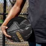 Black Samurai Skull Print Basketball