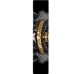 Black Samurai Skull Print Table Runner