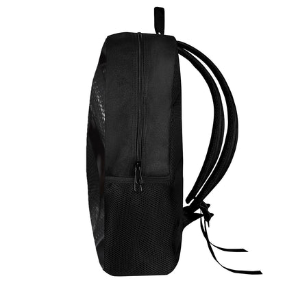 Black Snake Print 17 Inch Backpack