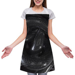 Black Snake Print Adjustable Apron