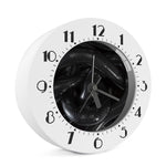 Black Snake Print Alarm Clock