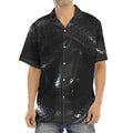 Black Snake Print Aloha Shirt