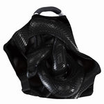 Black Snake Print Baby Seat Cover