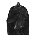 Black Snake Print School Backpack
