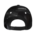 Black Snake Print Baseball Cap