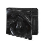 Black Snake Print Bifold Wallet