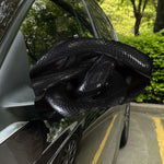 Black Snake Print Car Side Mirror Covers