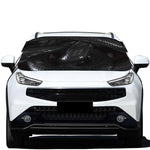 Black Snake Print Car Windshield Snow Cover