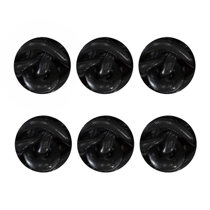 Black Snake Print Coaster Set