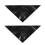 Black Snake Print Dog Bandana