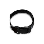 Black Snake Print Dog Collar