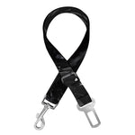 Black Snake Print Dog Seat Belt