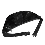 Black Snake Print Fanny Pack