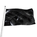 Black Snake Print Flag
