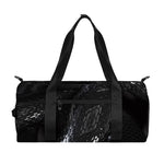 Black Snake Print Gym Bag