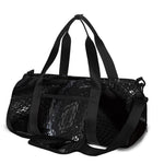 Black Snake Print Gym Bag