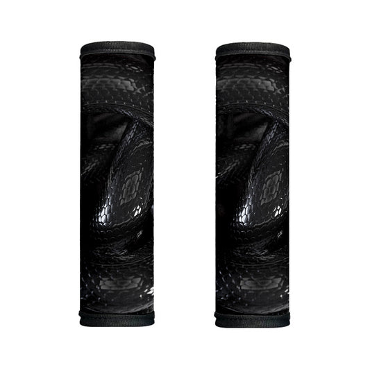 Black Snake Print Handle Covers