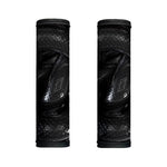 Black Snake Print Handle Covers