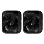 Black Snake Print Handle Covers