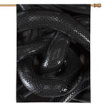Black Snake Print House Flag