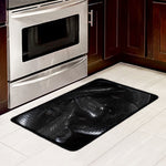 Black Snake Print Kitchen Mat