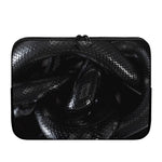 Black Snake Print Laptop Sleeve