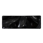 Black Snake Print Long Kitchen Mat