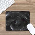 Black Snake Print Mouse Pad