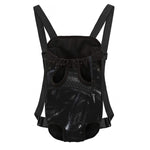 Black Snake Print Pet Carrier Backpack
