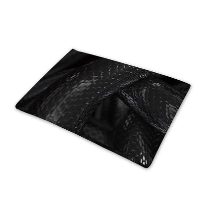 Black Snake Print Pet Cooling Mat Cover