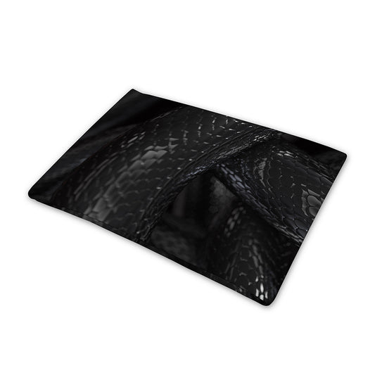 Black Snake Print Pet Cooling Mat Cover