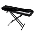 Black Snake Print Piano Keyboard Cover