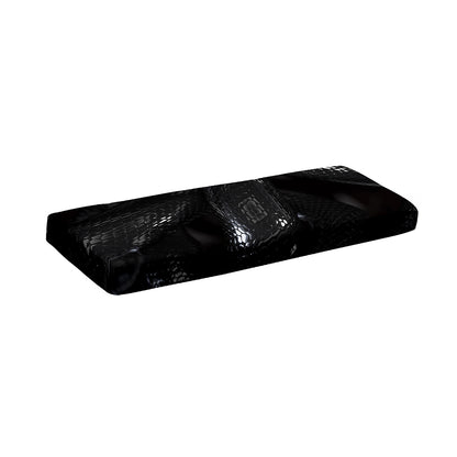 Black Snake Print Piano Keyboard Cover