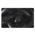 Black Snake Print Polyester Doormat