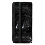 Black Snake Print Refrigerator Handle Covers