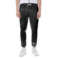 Black Snake Print Joggers