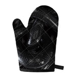 Black Snake Print Single Oven Mitt