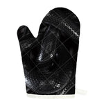 Black Snake Print Single Oven Mitt