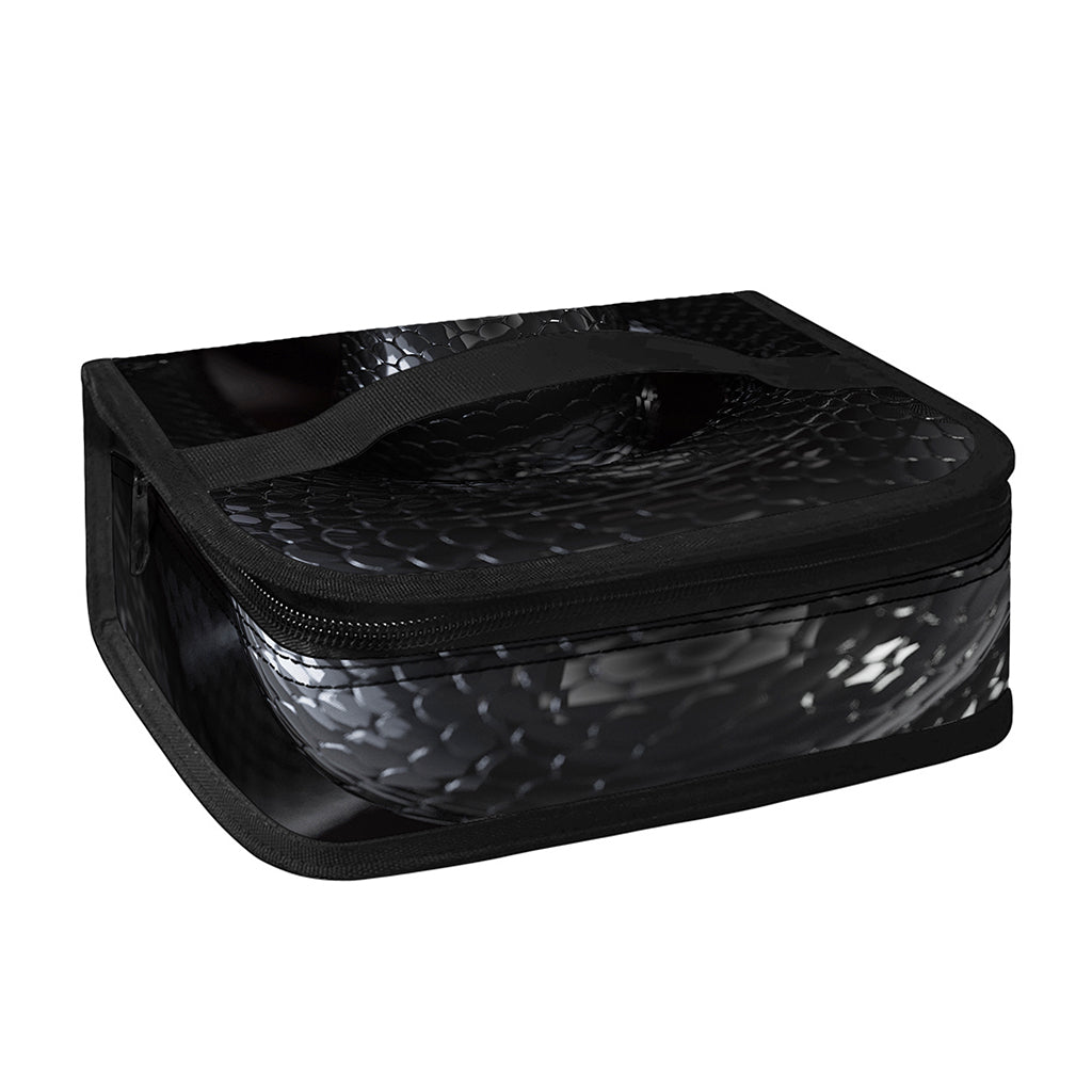 Black Snake Print Small Lunch Bag