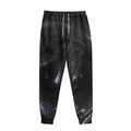 Black Snake Print Sweatpants