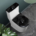 Black Snake Print Toilet Lid And Tank Cover Set