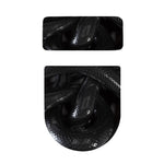 Black Snake Print Toilet Lid And Tank Cover Set