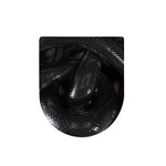 Black Snake Print Toilet Lid Cover