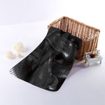 Black Snake Print Towel